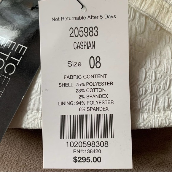 ETCETERA Ivory Animal Textured "Caspian" Zippered Moto Jacket size 8 NWT - Picture 12 of 14